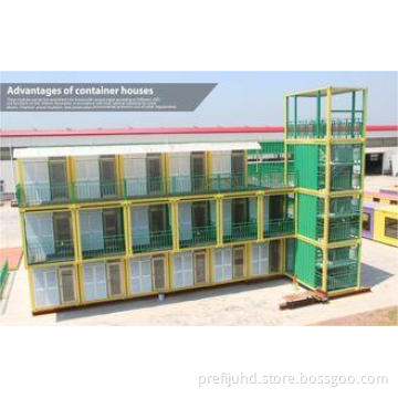 Luxury Colorful Prefab Shipping Container Homes 40 Foot for